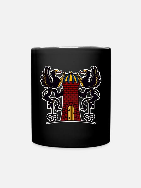 Wolgast - Tasse einfarbig - Schwarz