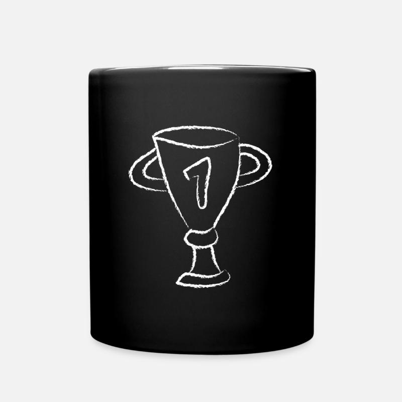 Première place remise des prix or bronze argent - Mug uni - noir