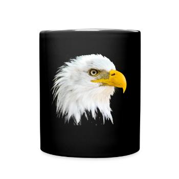 Eagle's Head - Full Colour Mug - black - Front