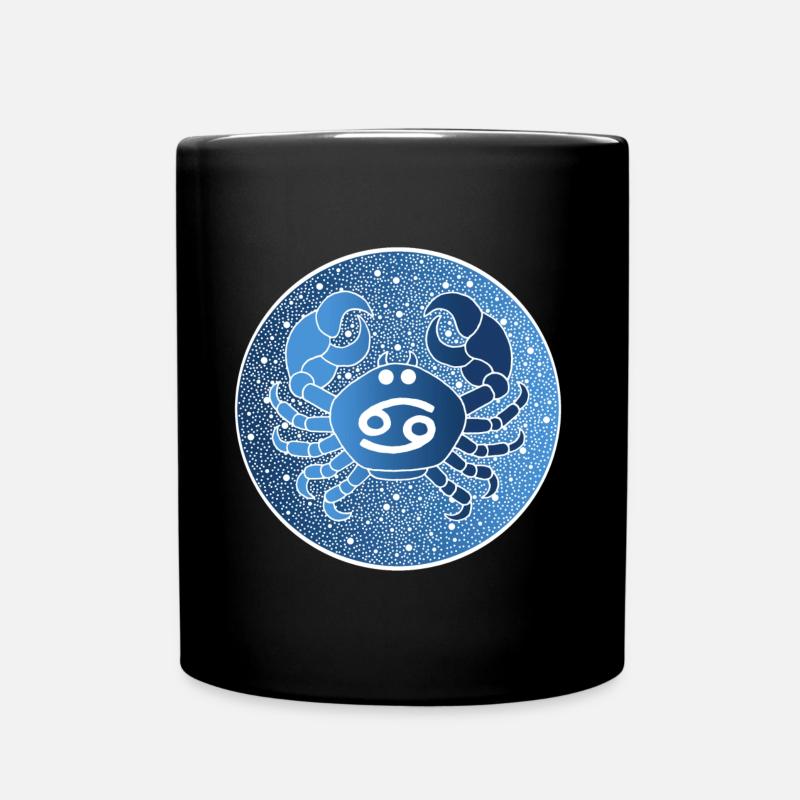 Astrological sign: cancer - Full Colour Mug - black