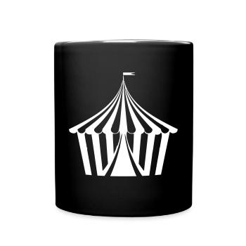 Tente de cirque - Mug uni - noir - Devant