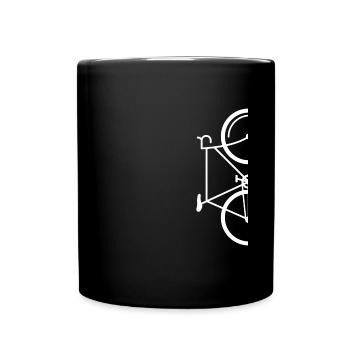 Vélo vélo coursier de vélo BMX Bike Tour - Mug uni - noir - Devant