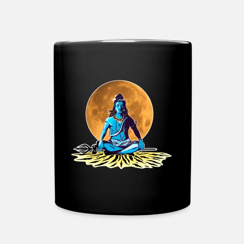 Lord Shiva Adiyogi - Mug uni - noir