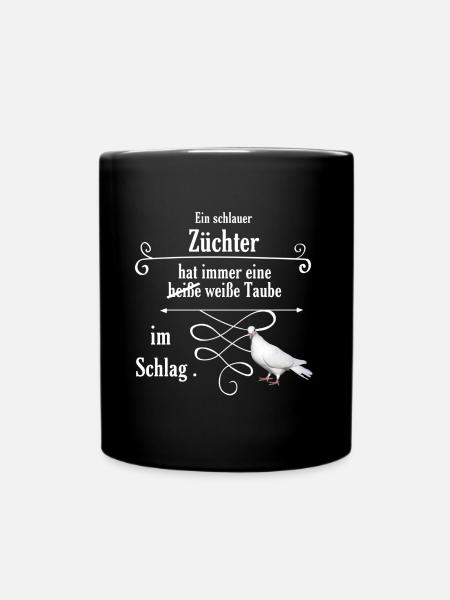 Pigeon shirt - saying shirt - Funshirt pigeon - Full Colour Mug - black