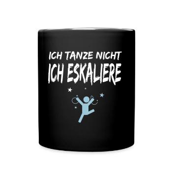 Own color choice, I do not dance - Full Colour Mug - black - Front