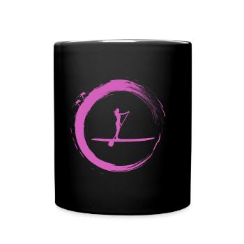 Fille de SUP - Mug uni - noir - Devant