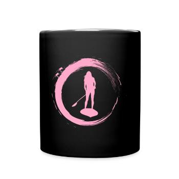 Stand Up Paddle - Full Colour Mug - black - Front
