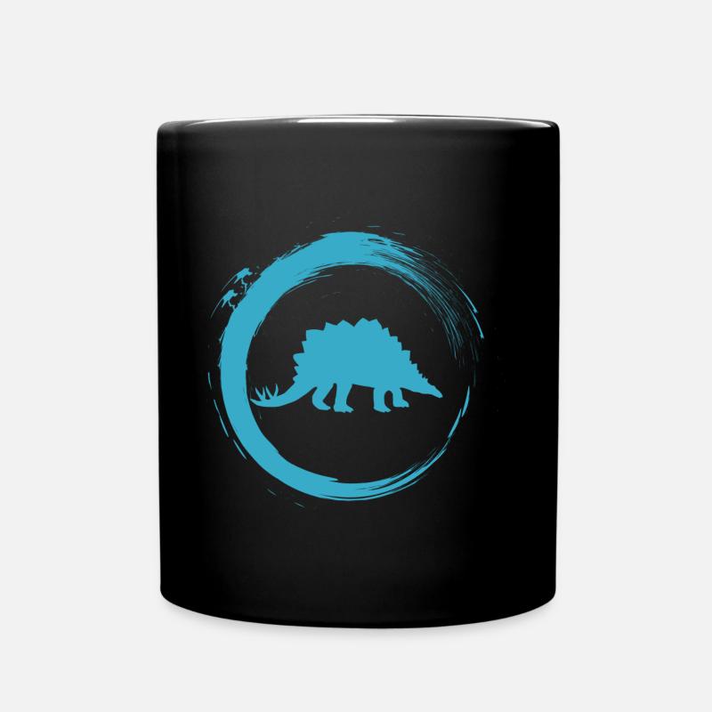 Dinosaurier - Tasse einfarbig - Schwarz