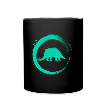 Dino - Tasse einfarbig - Schwarz - Vorne