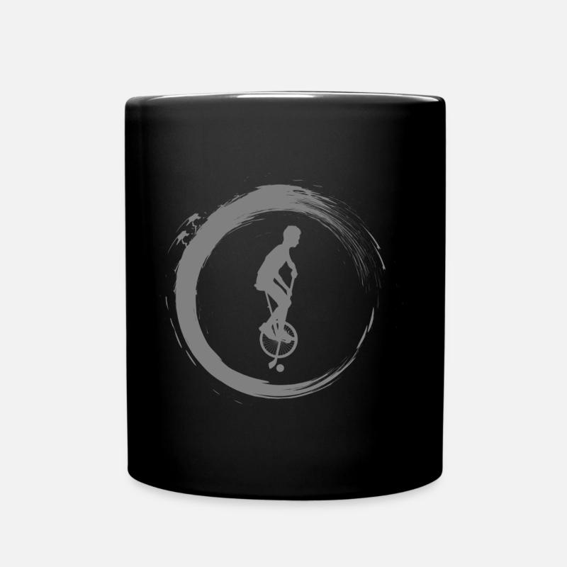 Einradhockey - Tasse einfarbig - Schwarz