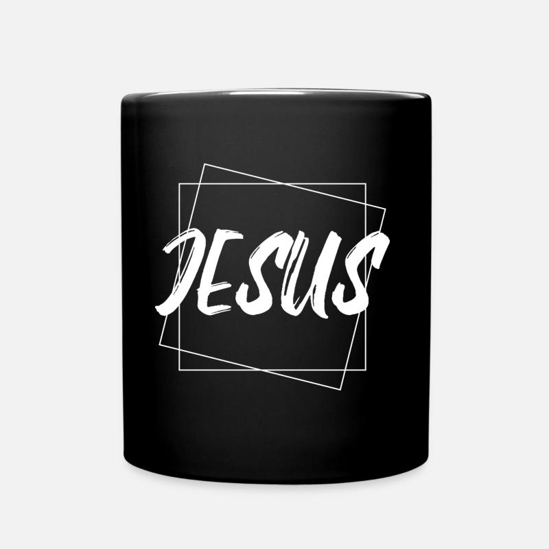 Jesus - Tasse einfarbig - Schwarz
