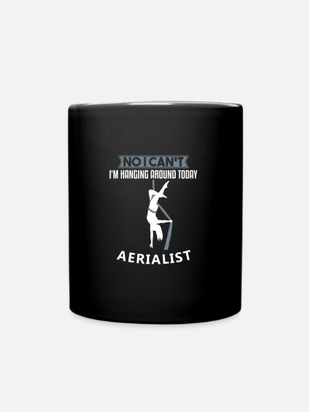 Non, je ne peux pas, je traîne aujourd'hui. Cadeau aérien - Mug uni - noir