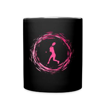 tennis - Full Colour Mug - black - Front