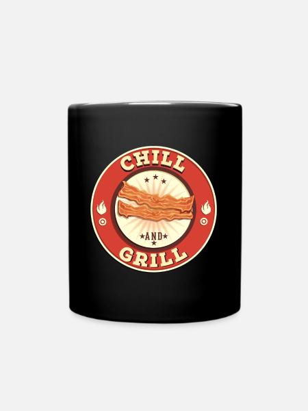 Chill and Grill - Mug uni - noir