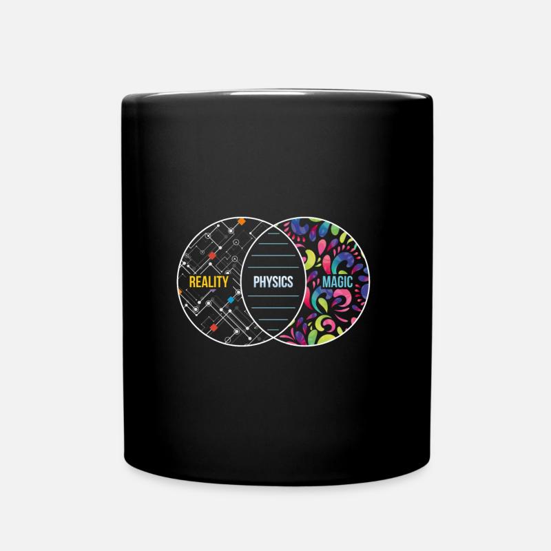 La physique comme la magie mais le vrai cadeau - Mug uni - noir