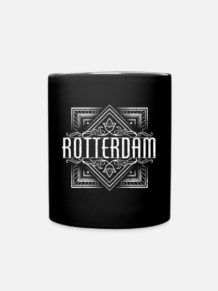 Conception de Rotterdam - Mug uni - noir