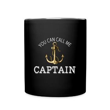 Can you call me captain- Captain - Full Colour Mug - black - Front