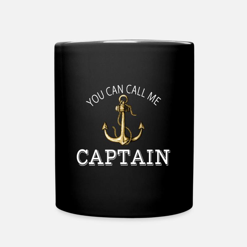 Pouvez-vous m'appeler capitaine- capitaine - Mug uni - noir