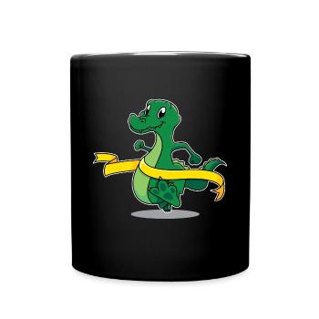 Marathon Crocodile - Mug uni - noir - Devant