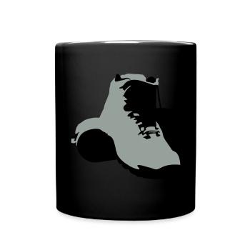 hiking boots - Full Colour Mug - black - Front