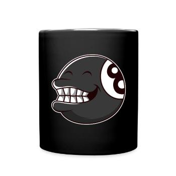 Billiard Ball 8 - Full Colour Mug - black - Front