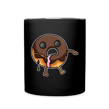 Beignet zombie - Mug uni - noir - Devant