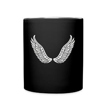 Ailes d'ange - Ailes d'ange - Mug uni - noir - Devant