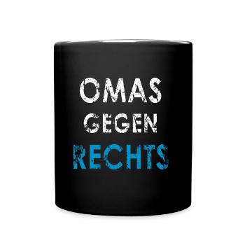 Mémés contre droit - Mug uni - noir - Devant