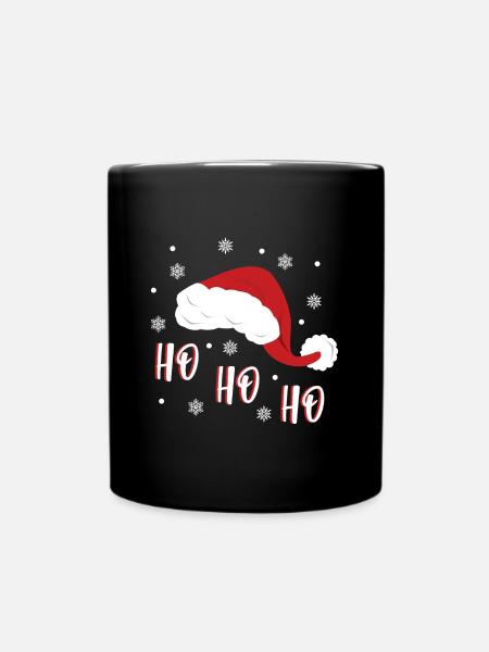 Weihnachten - Tasse einfarbig - Schwarz