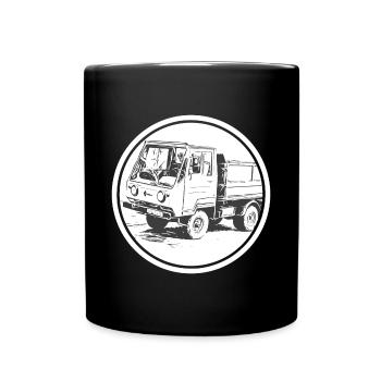 Multivoiture M25 - Mug uni - noir - Devant
