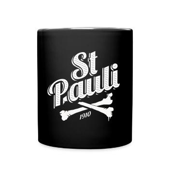 Hamburg - St. Pauli - St Pauli - 1910 Sankt Pauli - Tasse einfarbig - Schwarz - Vorne