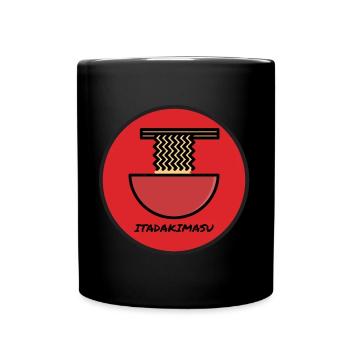 Ramen Itadakimasu - Full Colour Mug - black - Front