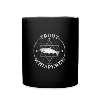 Trout Whisperer - Full Colour Mug - black - Front