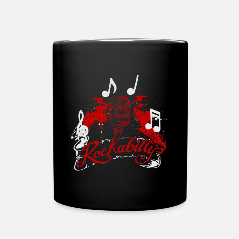 Rockabilly - Tasse einfarbig - Schwarz