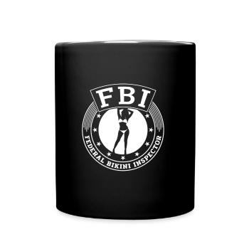 Federal Bikini Inspector - Full Colour Mug - black - Front