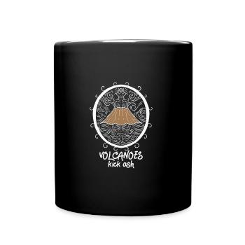Volcanoes Kick Ash - Mug uni - noir - Devant