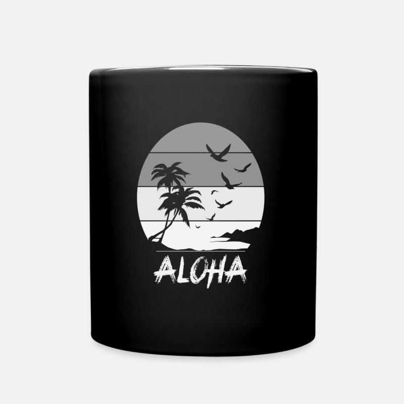Aloha - Mug uni - noir