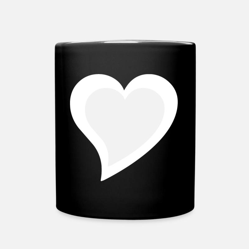 Le cœur sait - Mug uni - noir