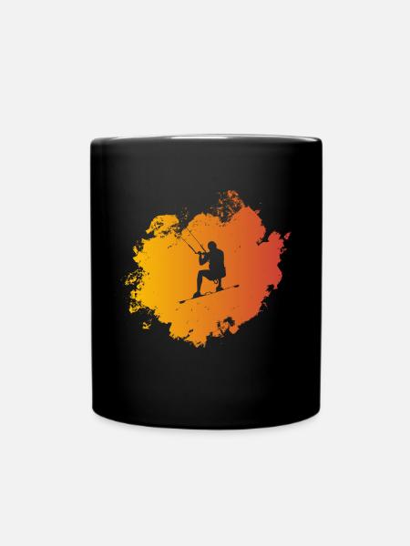 Kiter - Tasse einfarbig - Schwarz
