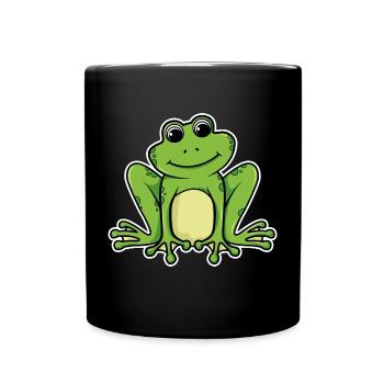 frog - Full Colour Mug - black - Front
