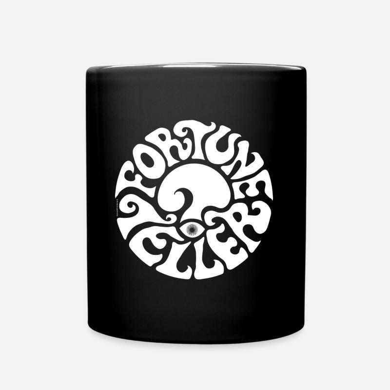 FORTUNE TELLER sixties fortune teller psychedelic 60 - Full Colour Mug - black
