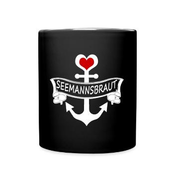 Seemannsbraut - Tasse einfarbig - Schwarz - Vorne