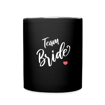 Team Bride - Full Colour Mug - black - Front