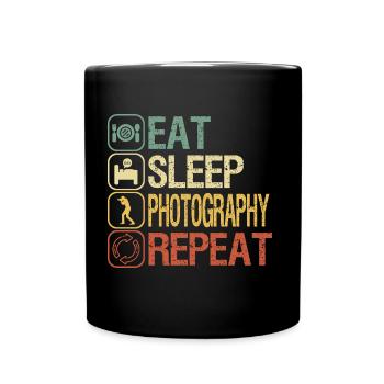 Photographe - Mug uni - noir - Devant