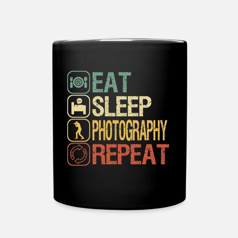 Fotograf - Tasse einfarbig - Schwarz