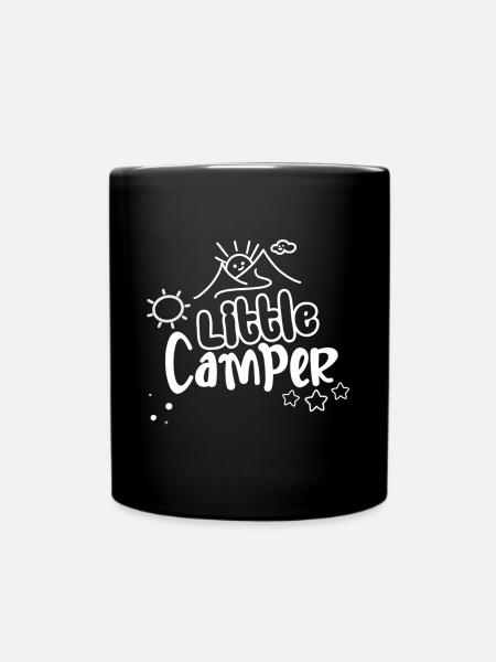 Little Camper - Tasse einfarbig - Schwarz