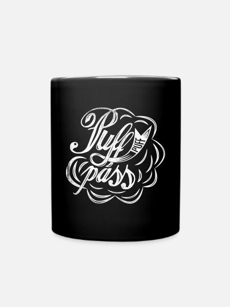 Puff Puff Pass - Full Colour Mug - black