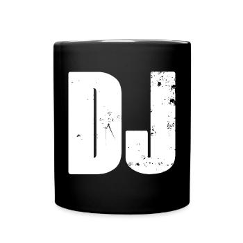 DJ - Full Colour Mug - black - Front