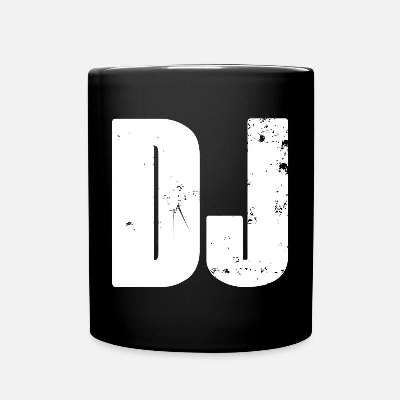 DJ - Mug uni - noir