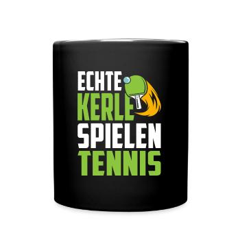 Tischtennis - Tasse einfarbig - Schwarz - Vorne